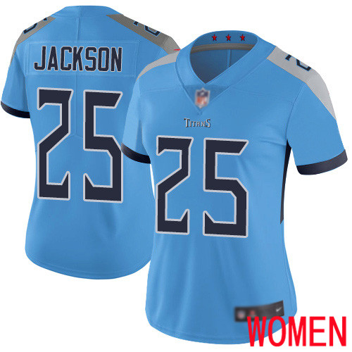 Tennessee Titans Limited Light Blue Women Adoree  Jackson Alternate Jersey NFL Football #25 Vapor Untouchable->women nfl jersey->Women Jersey